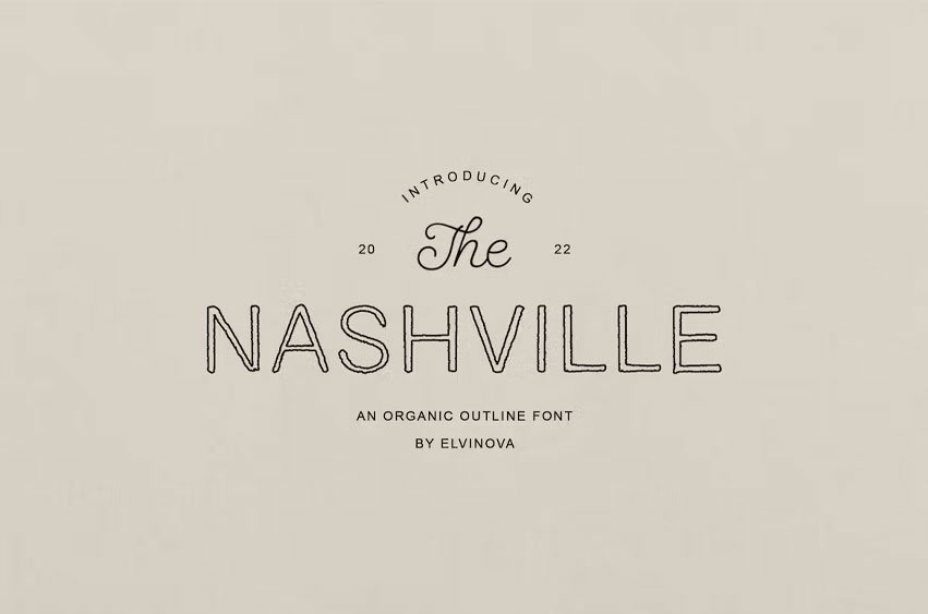 The Nashville Font
