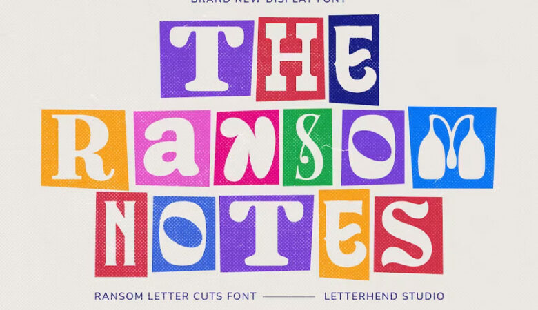 The Ransom Notes Font