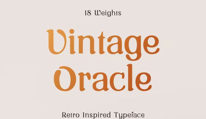 Vintage Oracle Font