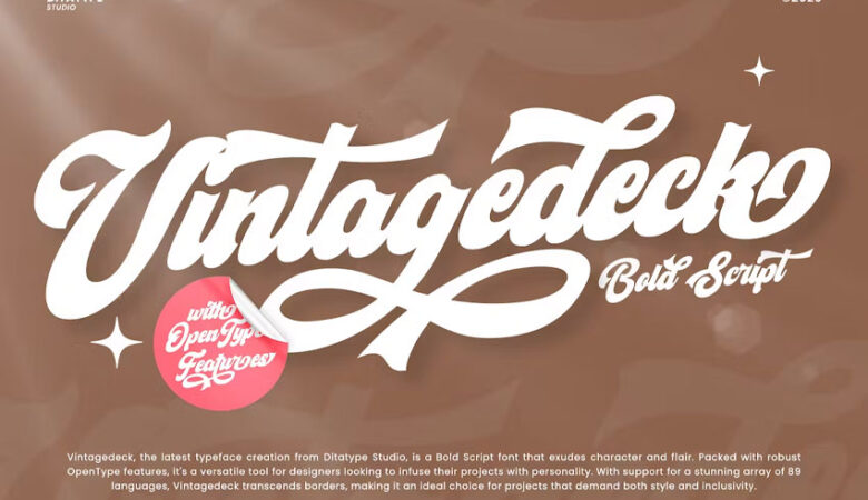 Vintagedeck Font