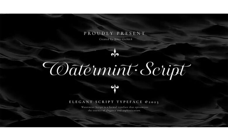 Watermint Font