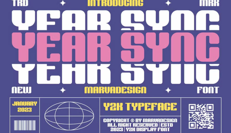 Year Sync Font