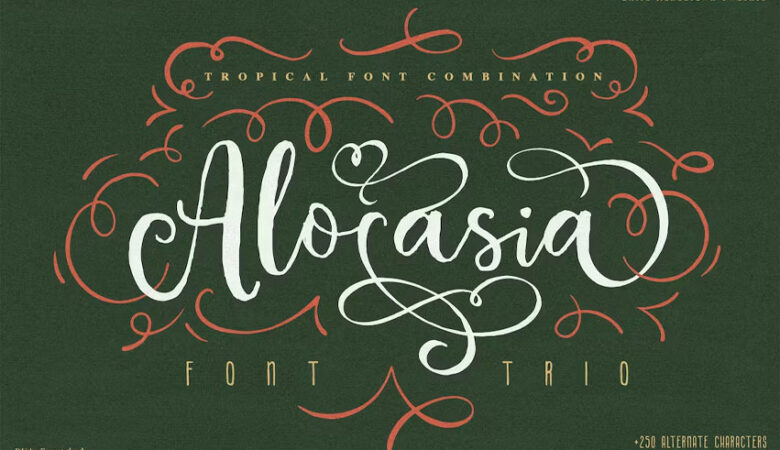 Alocasia-Trio Font