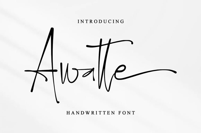 Awatte Font