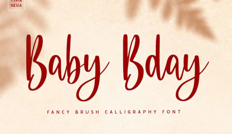 Baby Bday Font