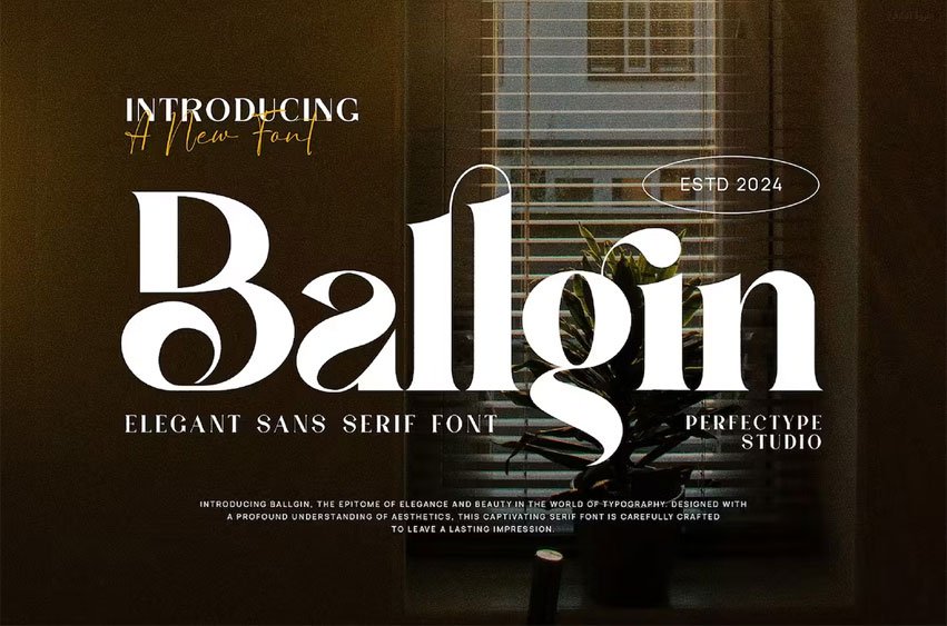 Ballgin Font