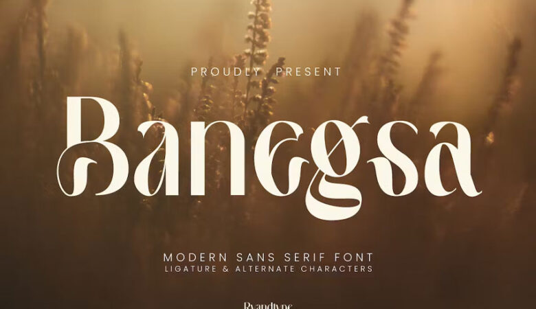 Banegsa Luxury Font