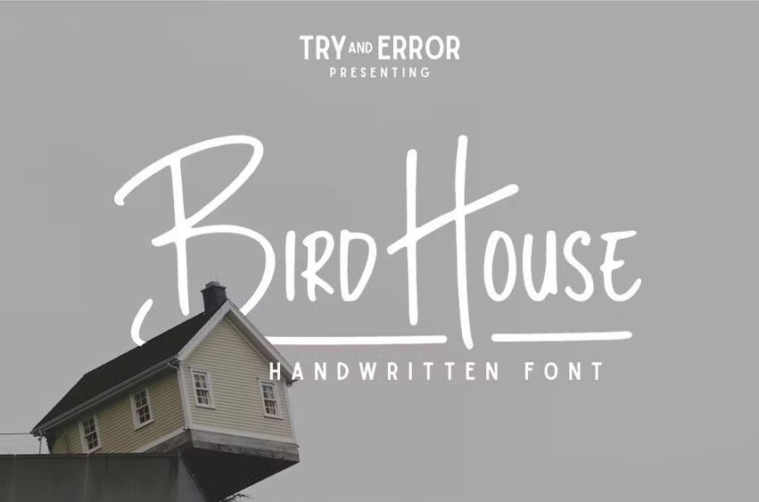 Bird House Font
