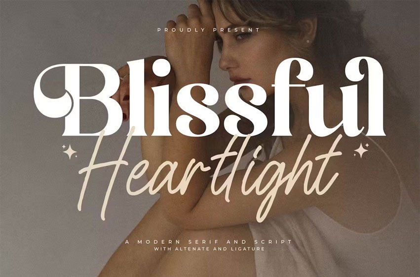 Blissful Heartlight Font