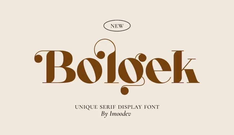 Bolgek Luxury Font