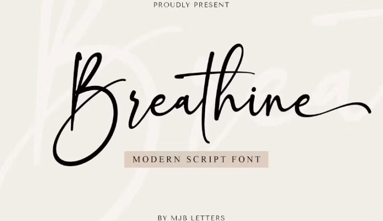 Breathine Font