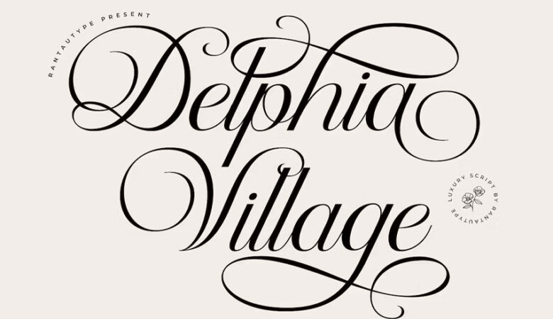 Delphia Village Font