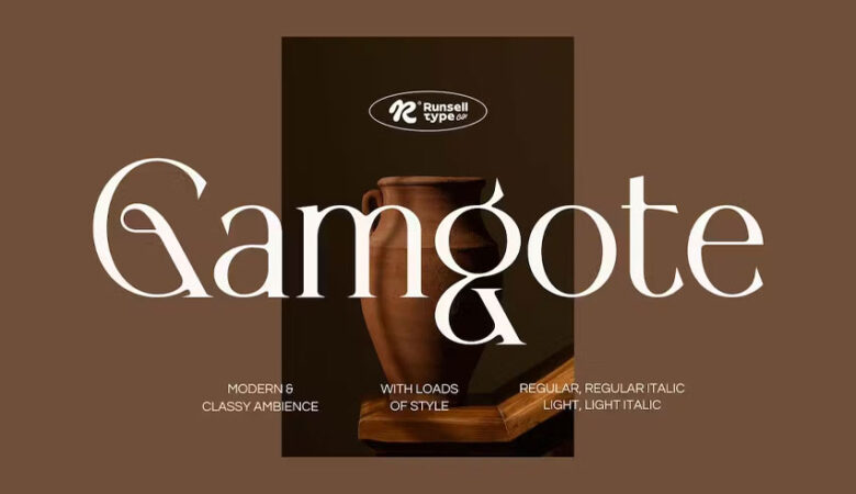 Gamgote Luxury Font