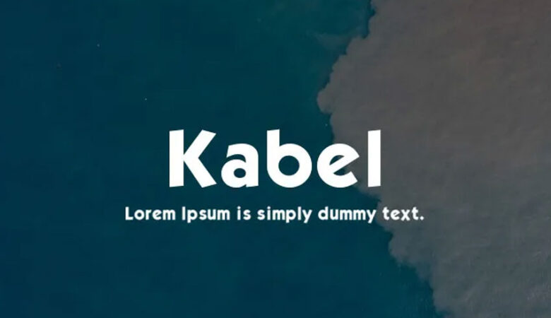 Kabel Font