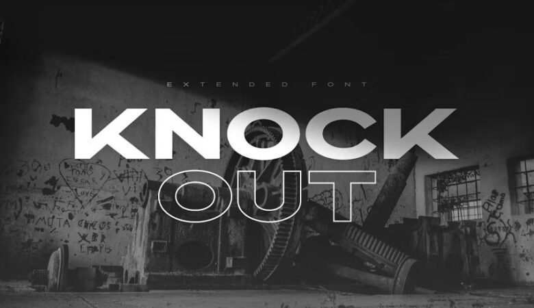 Knockout Font