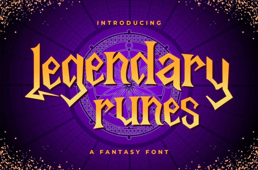 Legendary Runes Font