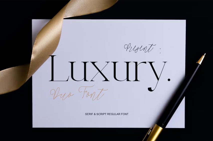 Luxury Font Duo