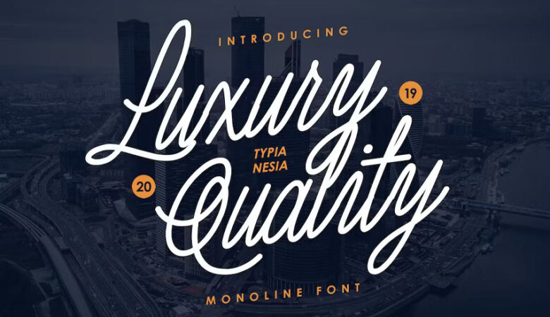 Luxury Quality Font