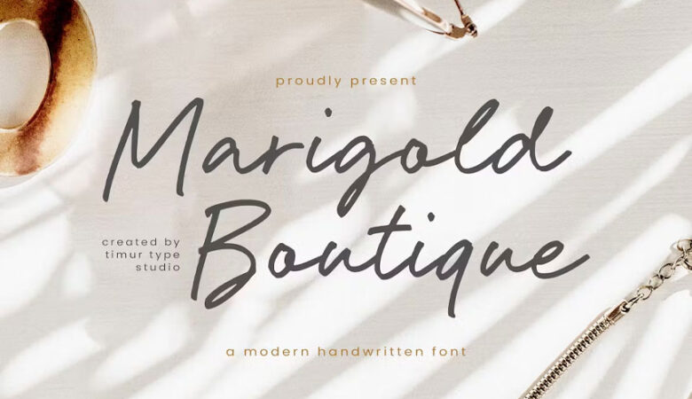 Marigold Boutique Font