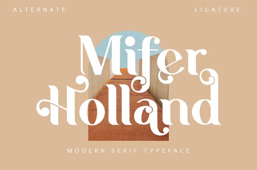 Mifer Holland Font