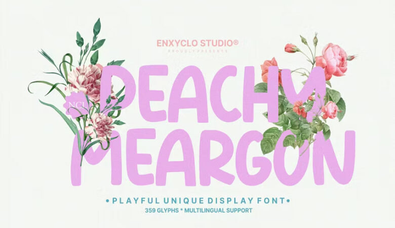 NCL Peachy Meargon Font