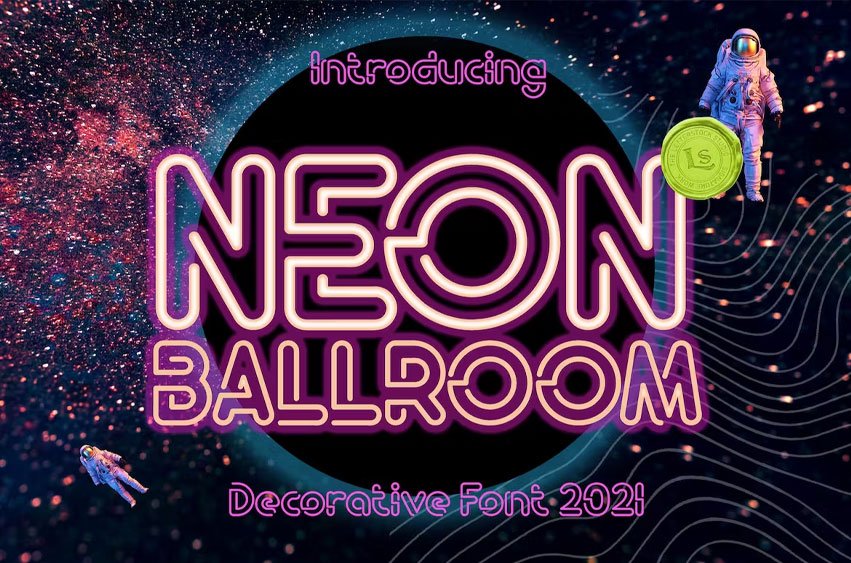 Neon Ballroom Font