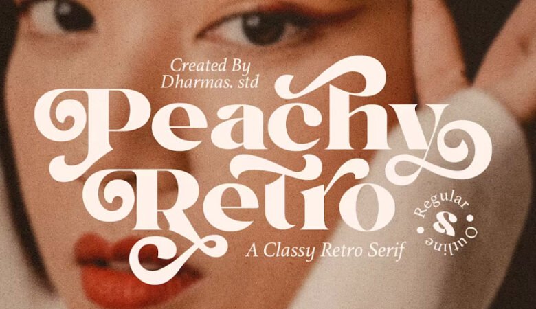 Peachy Retro Font