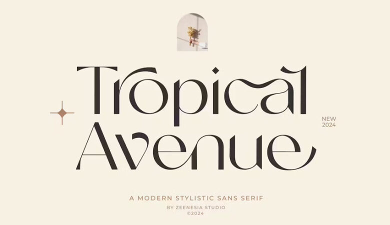 Tropical Avenue Font