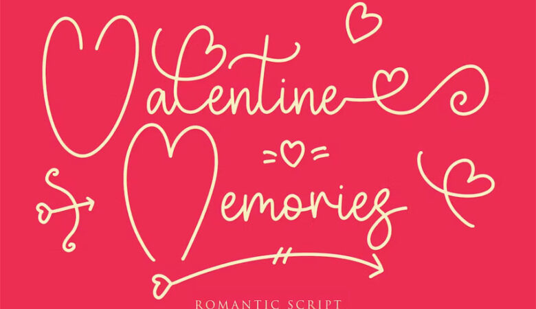 Valentine Memories Font