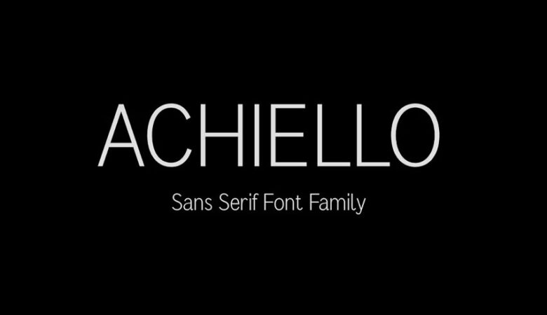 Achiello Font