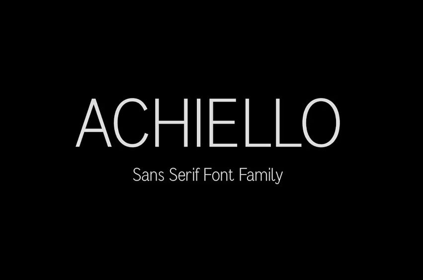 Achiello Font
