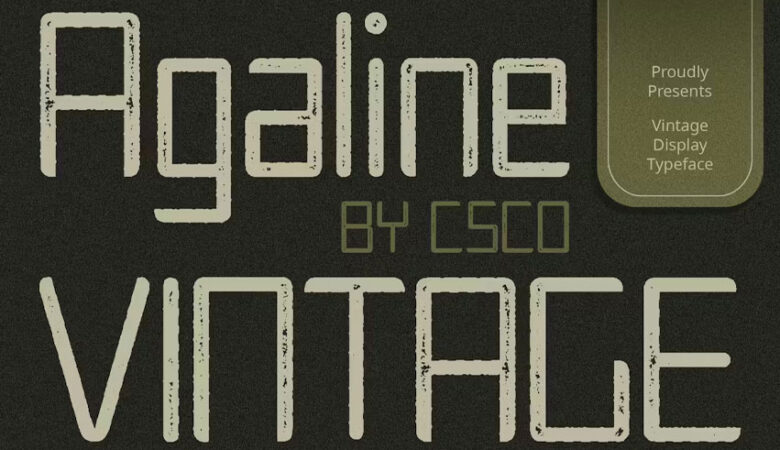 Agaline Vintage Font