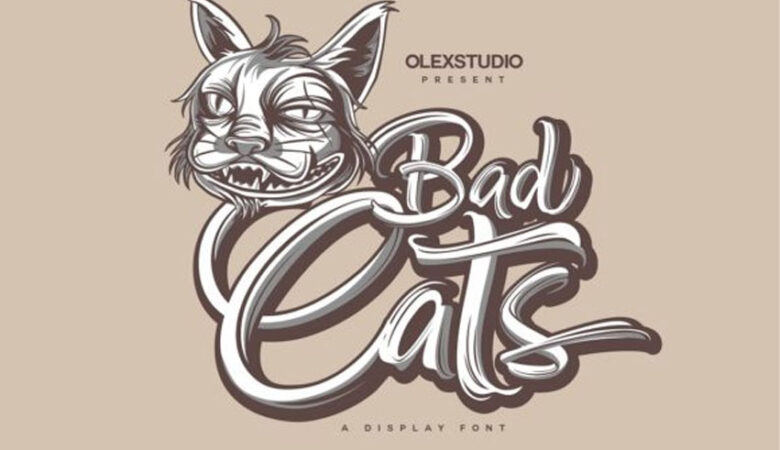 Bad Cats Font