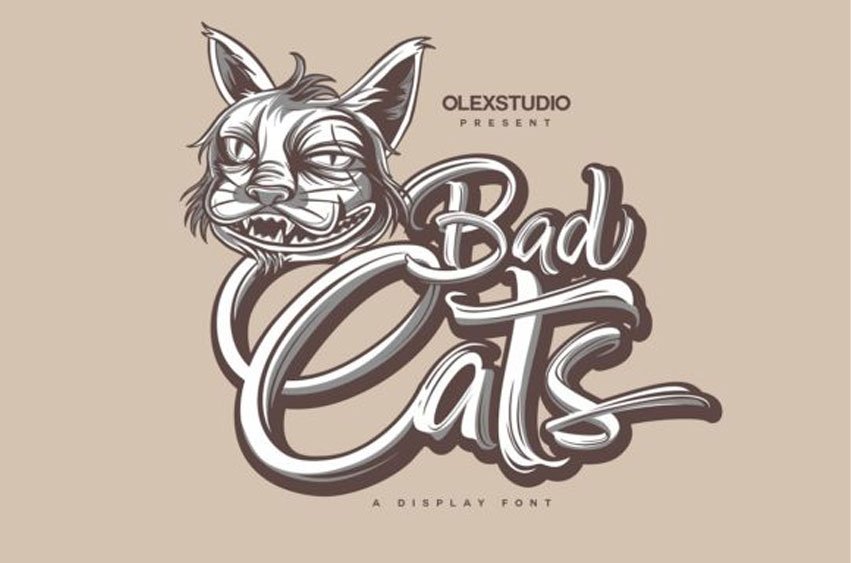Bad Cats Font