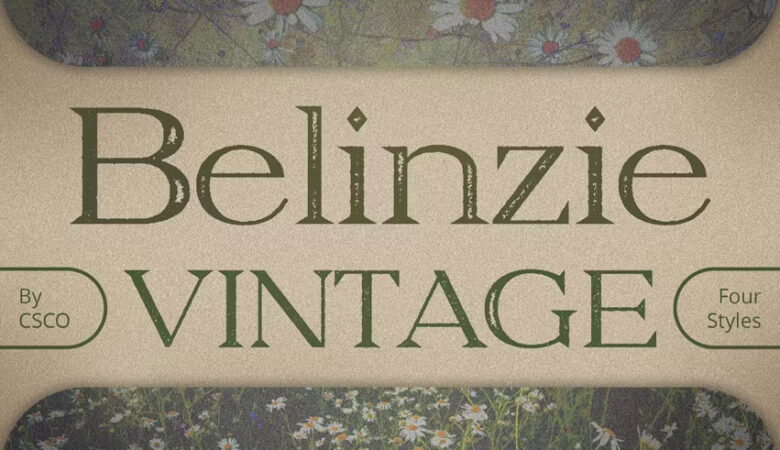 Belinzie Vintage Font