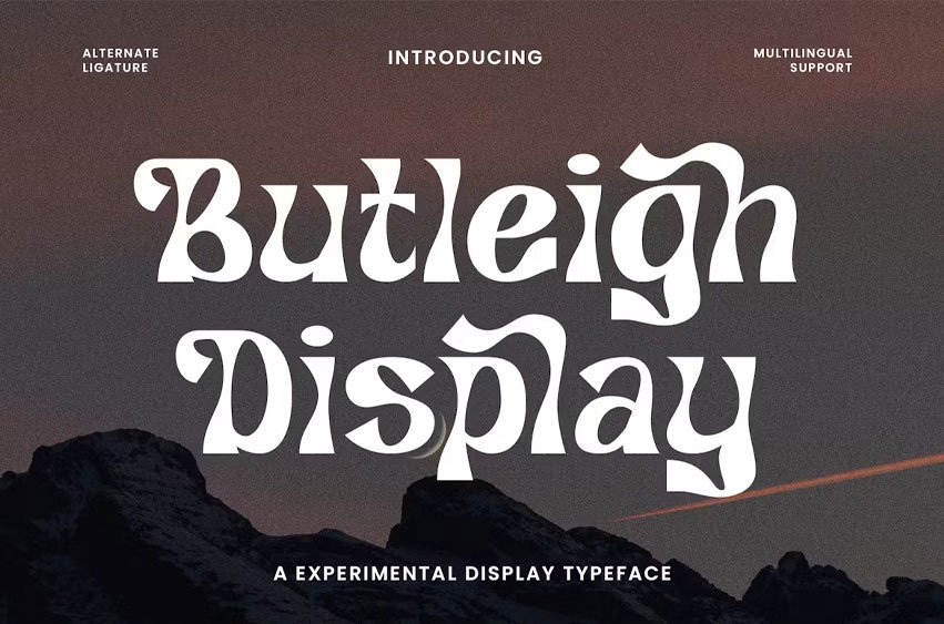 Butleigh Display Font