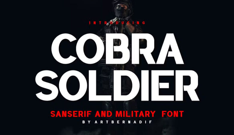 Cobra Soldier Font