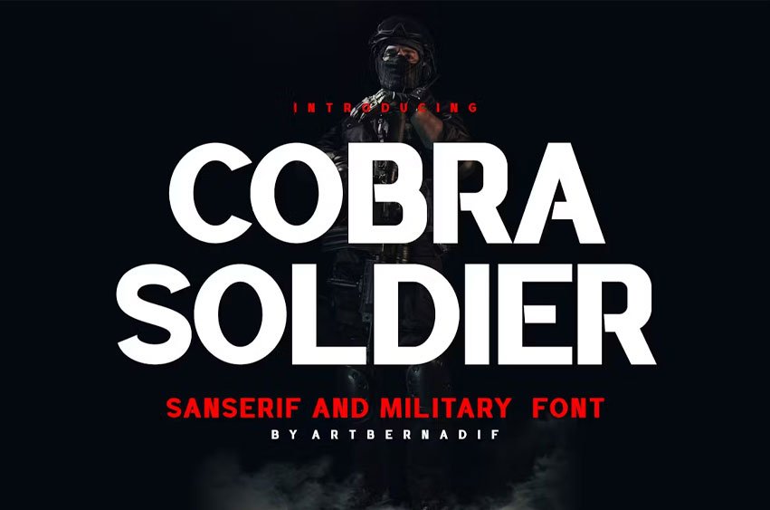 Cobra Soldier Font