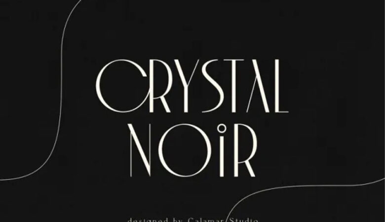 Crystal Noir Font