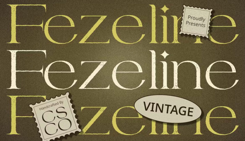 Fezeline Vintage Font