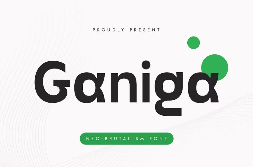 Ganiga Font