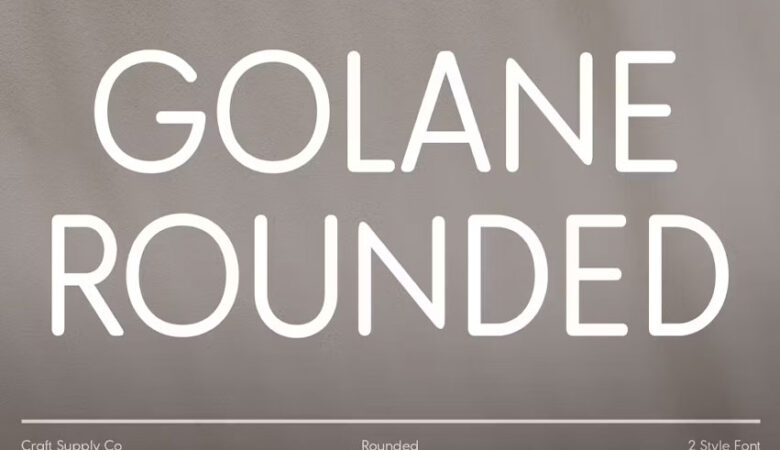 Golane Rounded Font