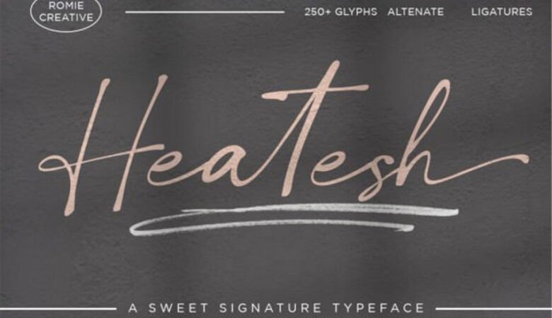 Heatesh Font