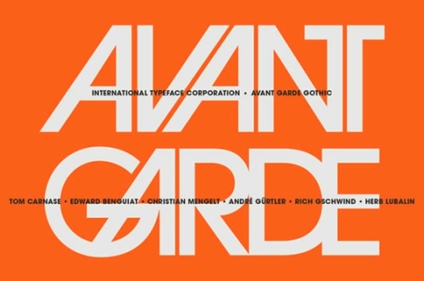 ITC Avant Garde Font