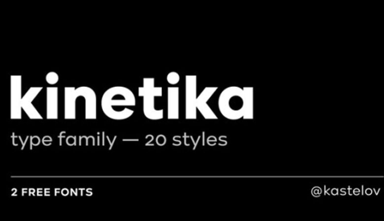 Kinetika Font