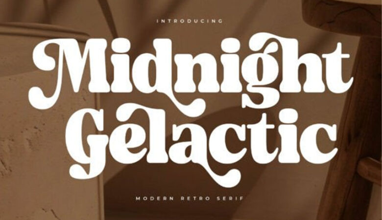 Midnight Gelactic Font