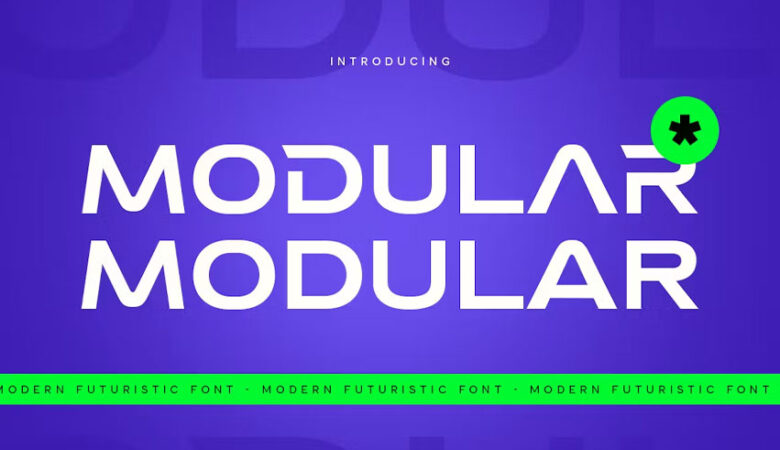 Modular Font