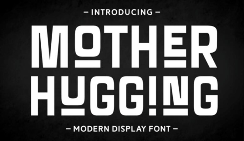 Mother Hugging Font