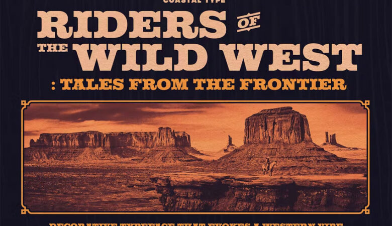 Riders of the Wild West Font