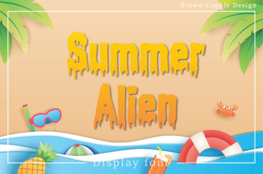 Summer Alien Font